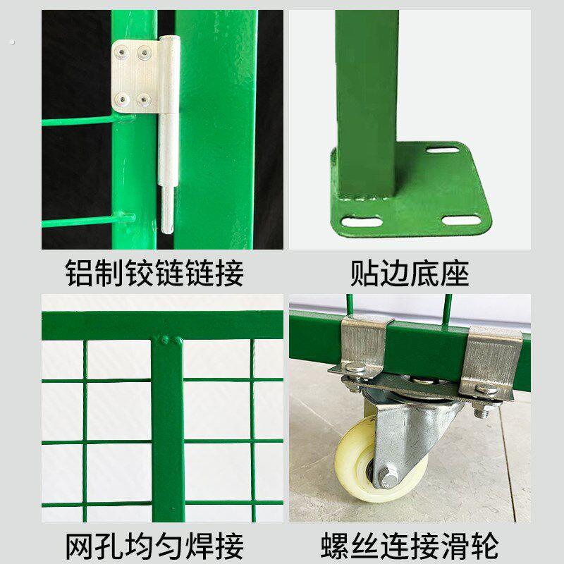 铁丝网护栏围栏门养殖网门篱笆菜园门简易单对开门果园栅栏隔离门