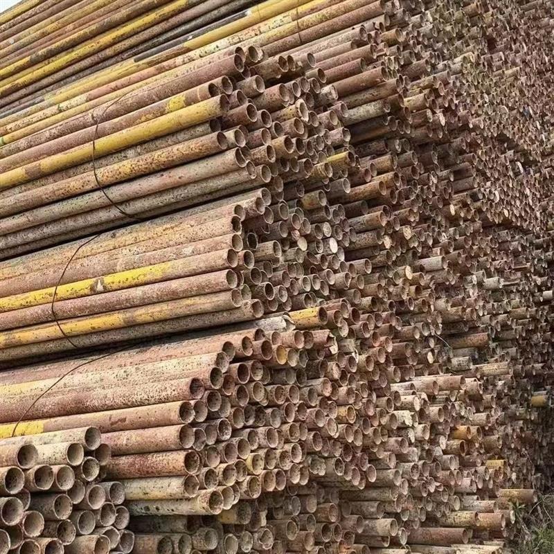 48建筑架子管 脚手架 搭架子管 废旧钢管 1.5寸钢管