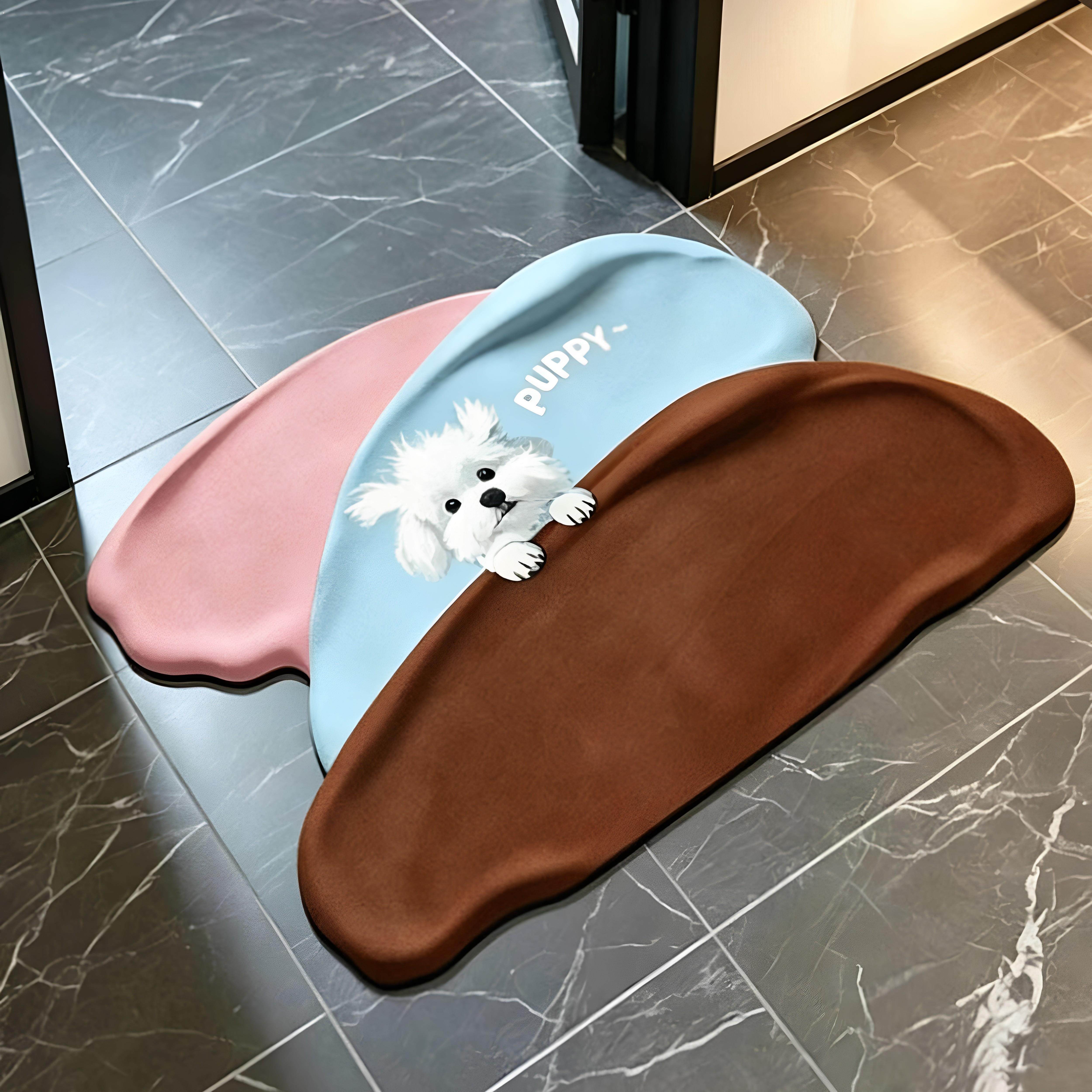 异形浴室防滑地垫卫生间吸水脚垫家用高级感硅藻泥加厚耐用垫子
