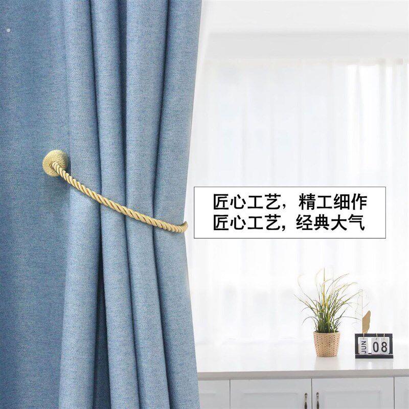 厂家供应圆柱款窗帘绑带窗帘磁铁扣免安装窗帘扣窗帘辅料配件