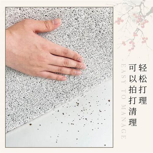 入户门地垫丝圈防滑入户门垫可裁剪脚垫红色喜庆进门门口蹭土地毯
