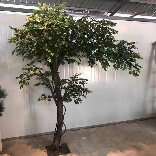 假树仿真树大型仿真榕树室内装饰树落地客厅植物人造大树酒店绿植