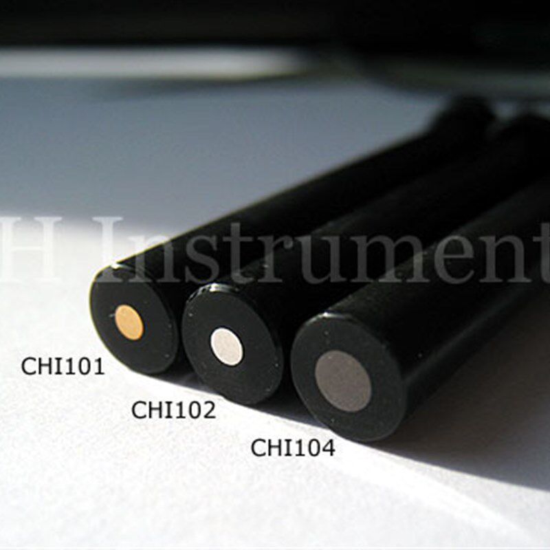 CHI101直径2mm金盘电极 CHI102 2mm铂盘电极 CHI103 2mm银盘电极