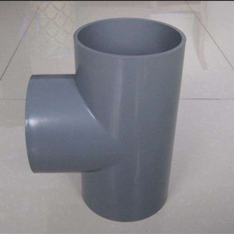 台塑华亚 南亚 UPVC正三通 PVC三通管配件 90mm DN80 3