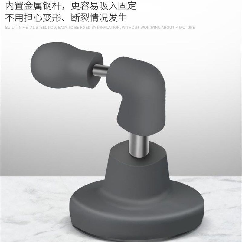 免打孔硅胶门吸门挡器防撞门挡地吸门固定器加长静音门吸超强吸力