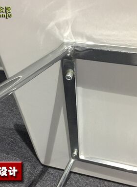 新款不锈钢广东省设计休闲办公沙发配套会客接待酒吧台桌C105白色