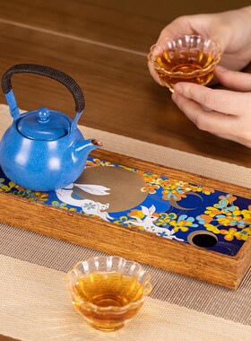 朱炳仁铜中秋礼盒手工铜壶单人便携泡茶壶功夫茶具月有幸福套装