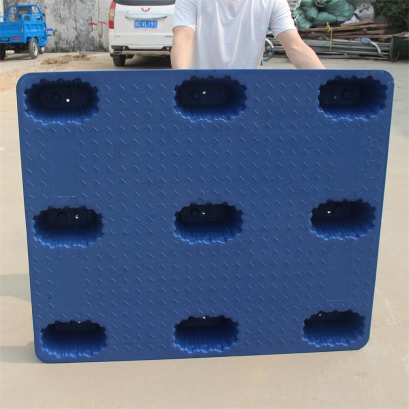 吹塑九脚塑料托盘物流运输移动塑胶卡板叉车栈板超强承重仓库垫板