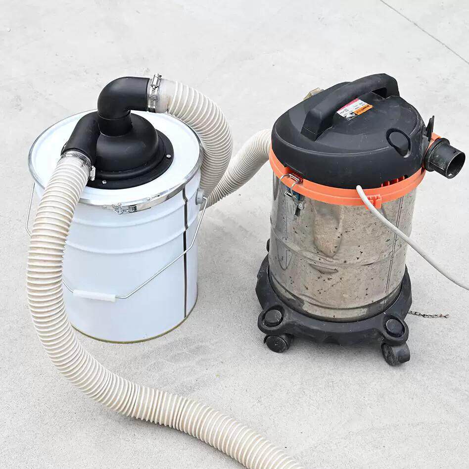 50塑料改装吸尘器旋风集尘器小型旋风桶粉尘过滤分离器木工吹尘器