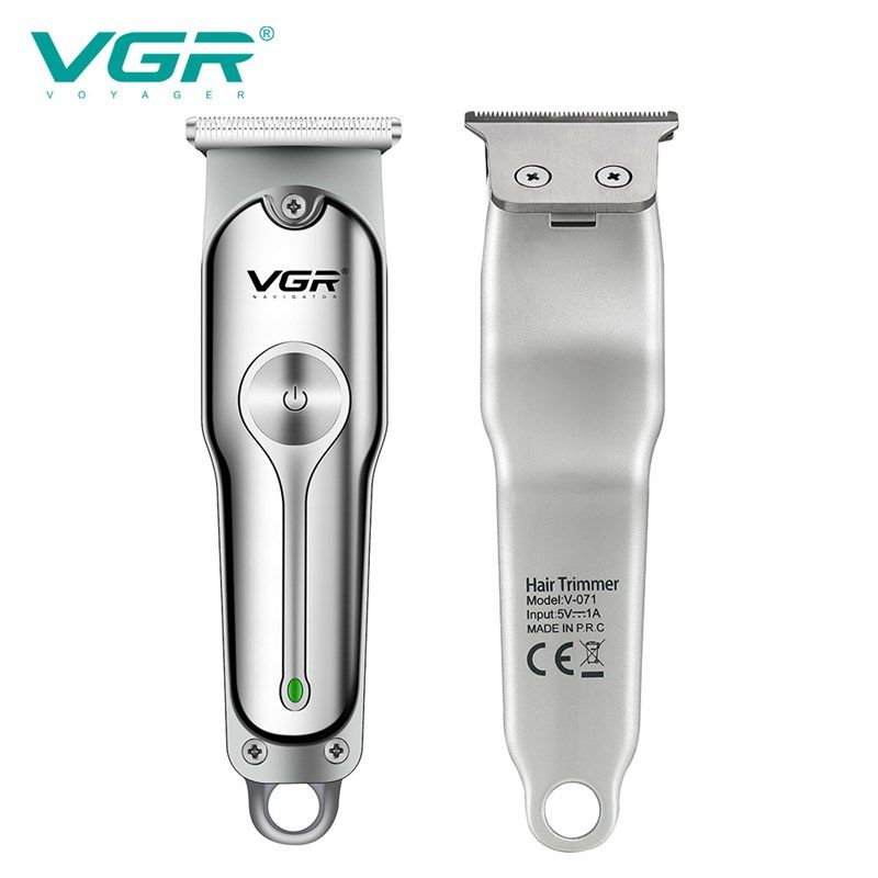 VGR新款理发剪雕刻金属光头电推剪0刀头电动推子油头理发器V-071