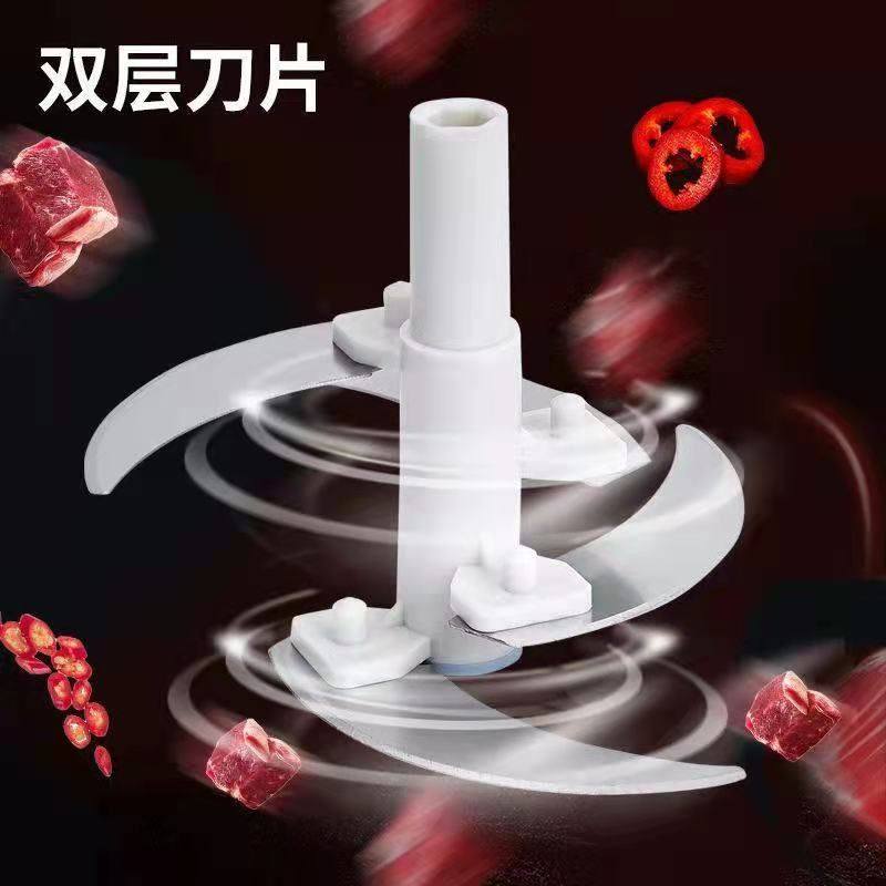 绞肉机小型手动搅拌机家用多功能姜蒜泥辣椒绞菜器厨房辅食料理机