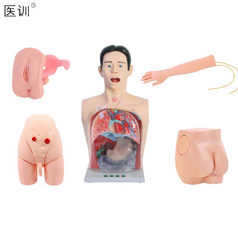 医训Y/A豪华型基础护理模型十八项基础护理操作模拟人假人橡皮人