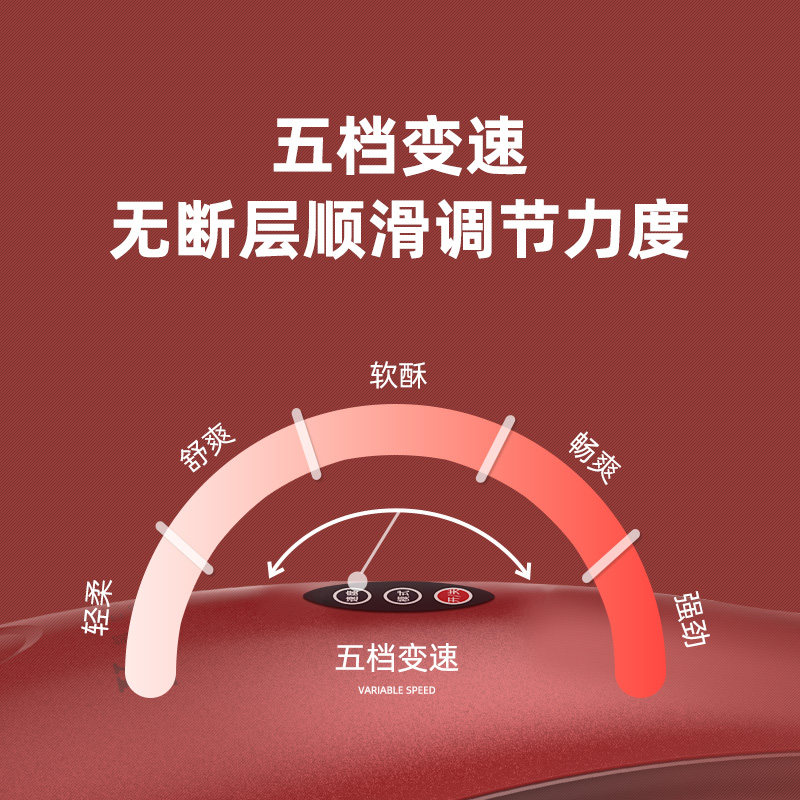 乐伴海豚按摩器棒手持式电动多功能全身肩颈腰部老人敲打震动锤