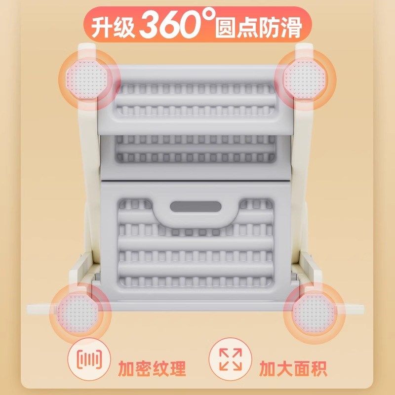 儿童垫脚凳宝宝踩脚凳洗手台阶梯防滑洗漱洗脸刷牙凳卫生间可折叠