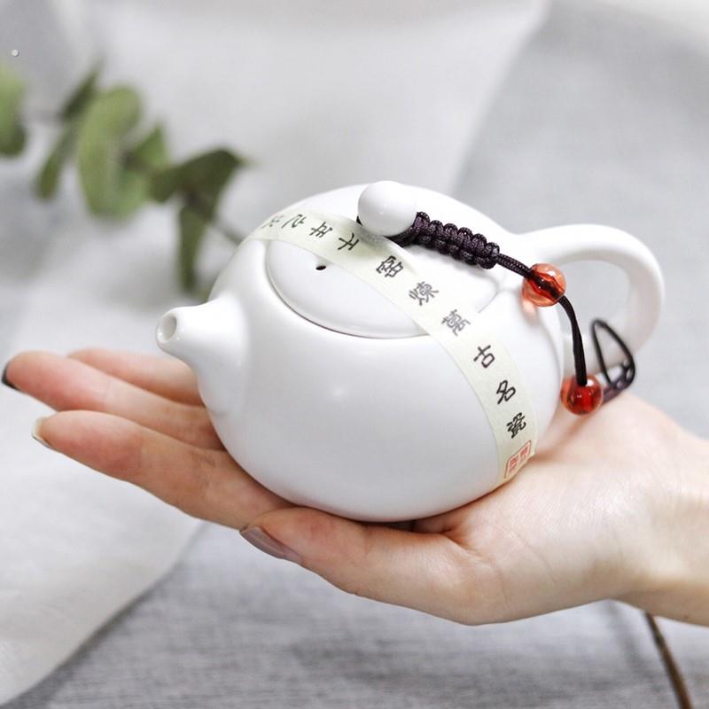 手把壶对嘴喝单人一人饮茶壶日式小型迷小号1人功夫茶具过滤泡茶