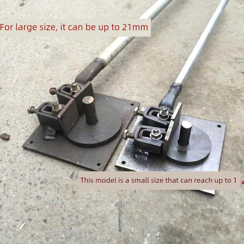 铜管弯管器万能小型弯曲器手动弯钢筋加厚箍筋扳手建筑弯弧机工具