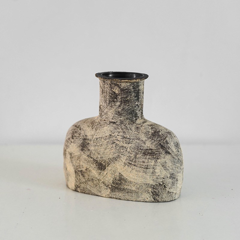 冇花  魏宇峰 手作陶瓷餐桌客厅摆件简约个性装饰新中式插花花瓶