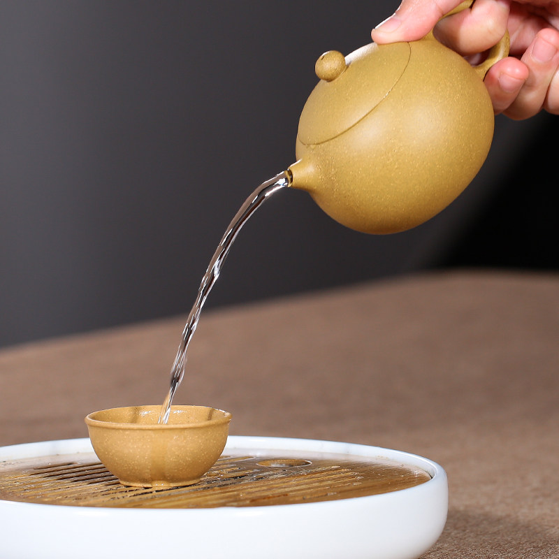 宜兴紫砂壶纯手工 大师级段泥西施壶小号小品 茶具套装小容量捡漏