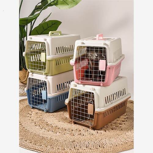 航空箱猫咪专用猫笼子便携外出宠物托运箱车载狗笼手提塑料猫箱子