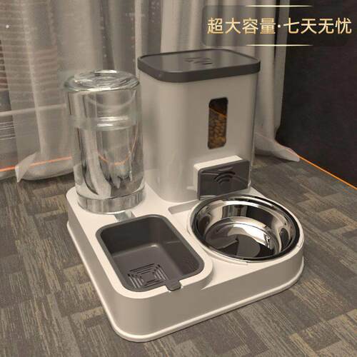 宠物喂食器猫碗狗碗猫食盆狗食盆猫咪饭碗狗狗饭盆宠物饮水机猫盆