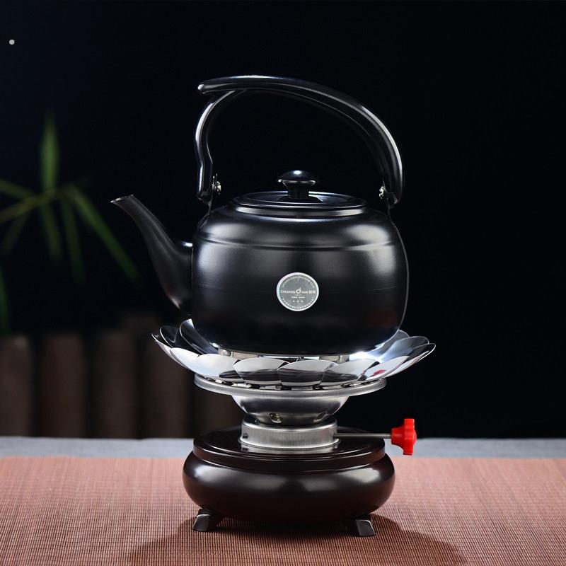 酒精炉户外防风可携式小泡茶炉液体泡茶煮茶器家用饭厅迷你茶具烧