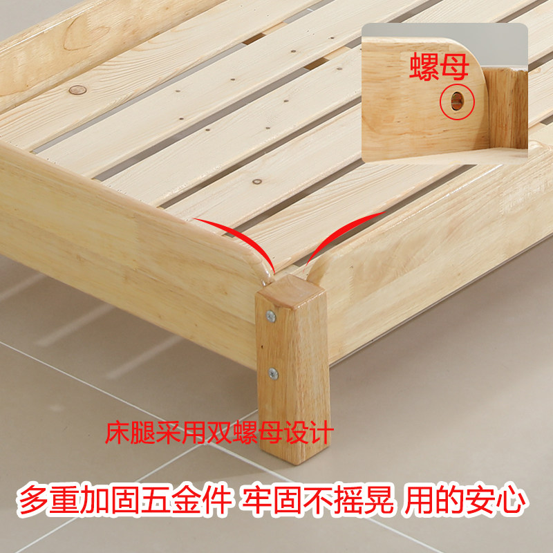 幼儿园午睡床学生上下铺单人床儿童推拉多层午休床实木定制专用床