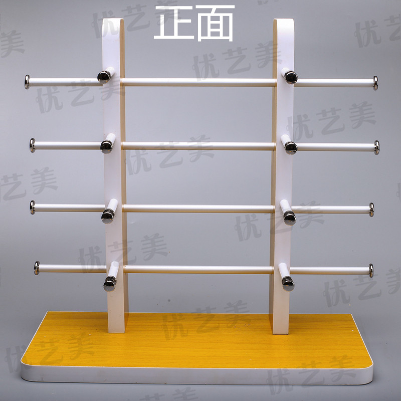 包邮太阳眼镜展示架木质木纹精品展架柜台式眼睛展架墨镜陈列