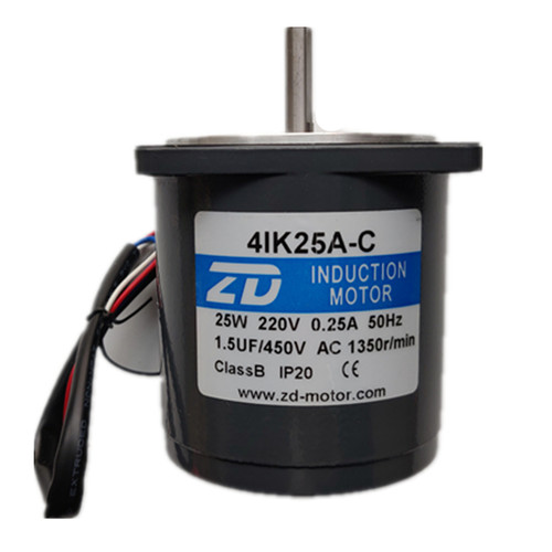 25W光轴电机4IK25A-C 4IK40A-C 交流220V刨冰机 流水线用定速马达