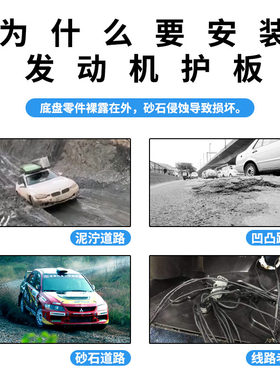 17-24款哈弗m6发动机下护板哈佛m6plus专用底盘护板改装原厂碳钢