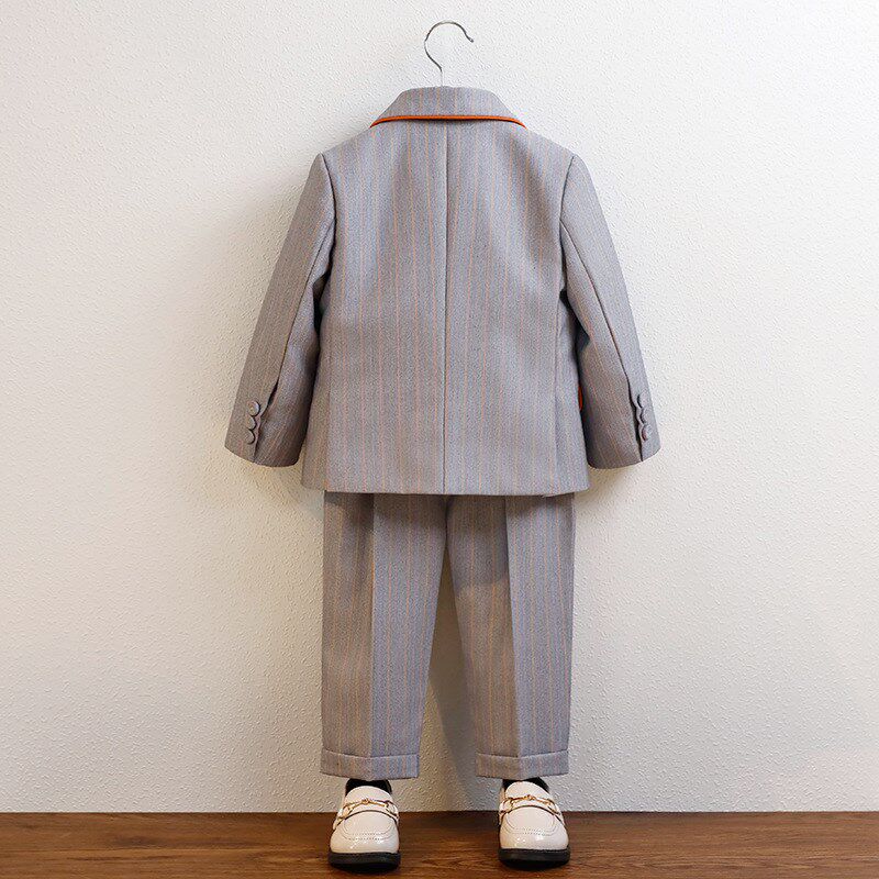 男童礼服西装套装儿童男孩宝宝周岁花童小童西服主持人演出服秋冬