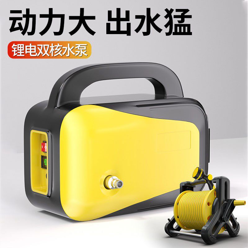 大功率抽水泵浇菜神器浇水机充电式农用灌溉淋菜神器家用锂电浇地