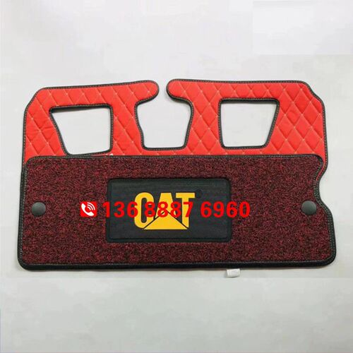 适用卡特挖掘机脚垫 305.5E2 306 307D 320GC 336 驾驶室脚垫地胶
