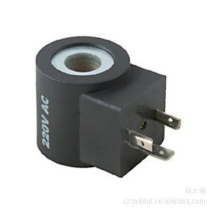 AC220V插装阀线圈DC24V泄压液压电磁油阀线圈110内孔13MM长度37MM
