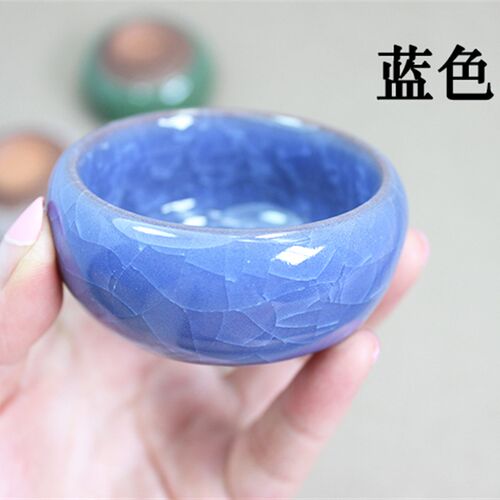 文房四宝冰裂笔洗冰片小水碗毛笔蘸水可装墨茶具陶瓷小水杯水缸