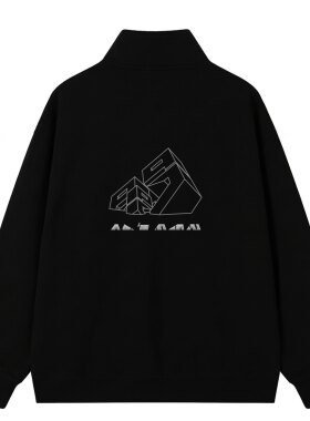 AJ小外硬核玩家半立领拉链长袖卫衣