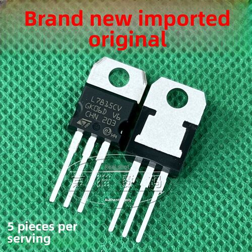(5个) L7815CV TO-220 三端稳压管 稳压IC 全新原装进口