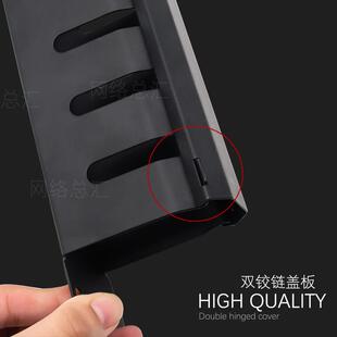 包邮安普型机架式24档48口理线架机柜理线环网络理线器电话理线槽