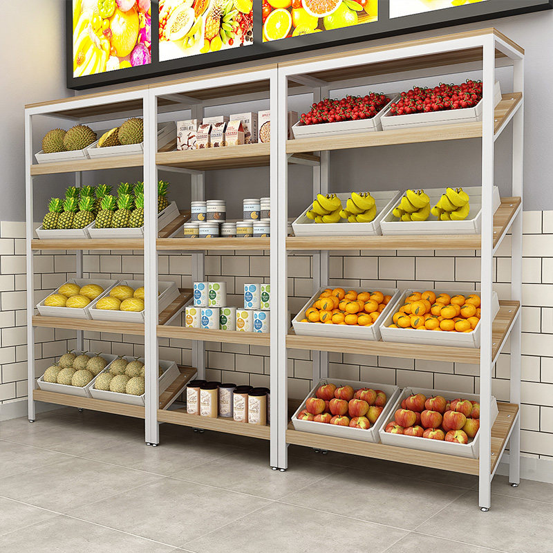 货架置物架展示柜斜面陈列蛋糕水果商场礼品鞋店超市零食架玩具柜
