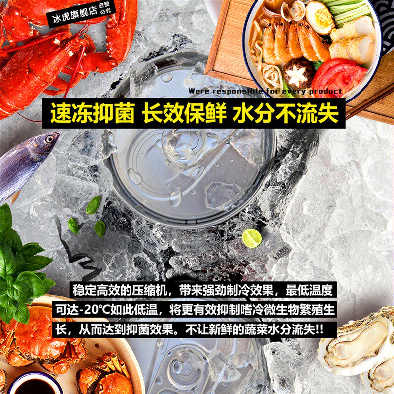 冰虎车载冰箱制冷压缩机冷冻冷藏12v24v车家两用汽车货车小型冰柜