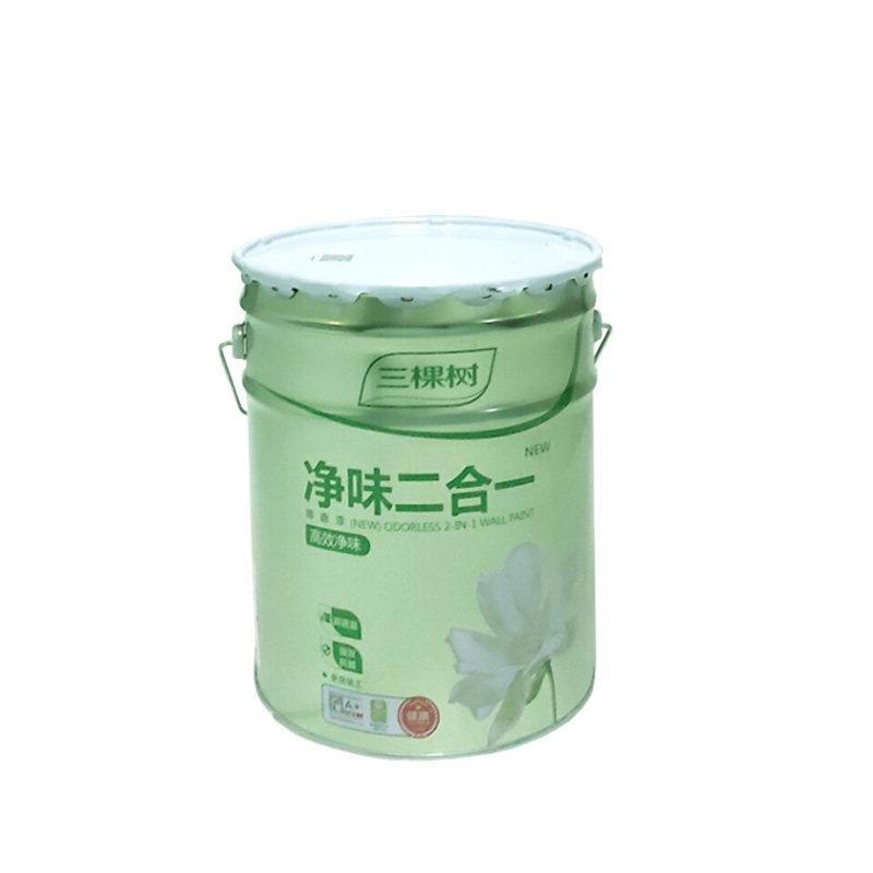 三棵树净味二合一乳胶漆油漆室内家用自刷墙面漆涂料白色彩色环保