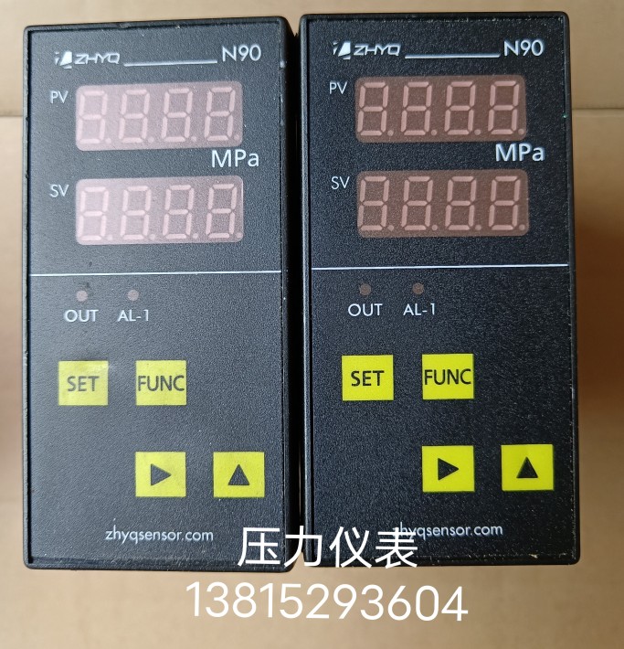 N80上海朝辉仪表压力智能数字压力表30/35/50mpa控制两路报警2mv