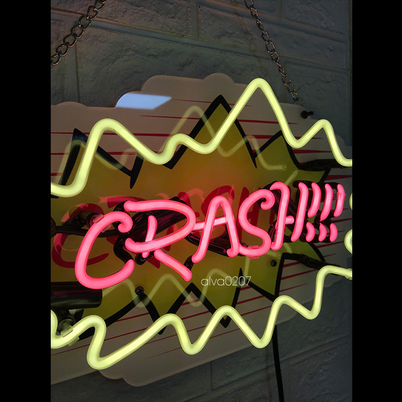 霓虹灯美式波普漫画风复古玻璃管店铺背景墙装饰灯可定制新品推荐