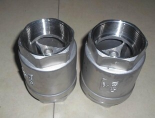 304不锈钢立式止回阀H12/201止逆阀/单向阀/6分DN25中型4分直通式
