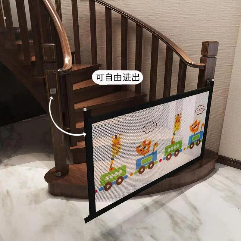 防猫隔离网可伸缩婴儿隔离防护门栏宠物栅栏家用厨房防止猫咪进门