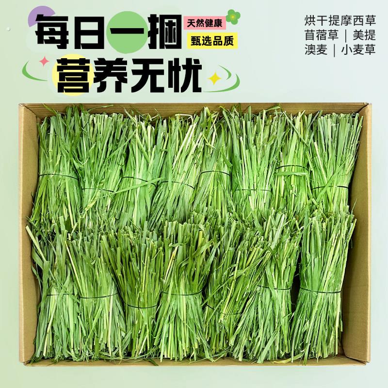 提摩西草兔子草扎捆主食草晒干 干提草小麦草美提苜蓿草澳麦混合
