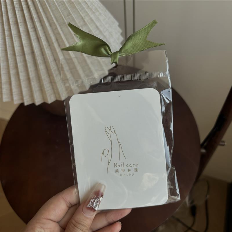 (奶油风)送丝带美甲护理包橙花指缘油护手霜美甲店开业伴手礼