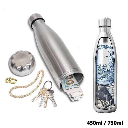 藏钱水杯私人钱箱水瓶安全转移藏匿罐容器暗格储物收纳保温杯水壶