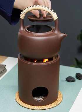 【江壶之友】围炉夜话紫砂茶炉煮茶器耐高温烧水加热炉碳炉风炉