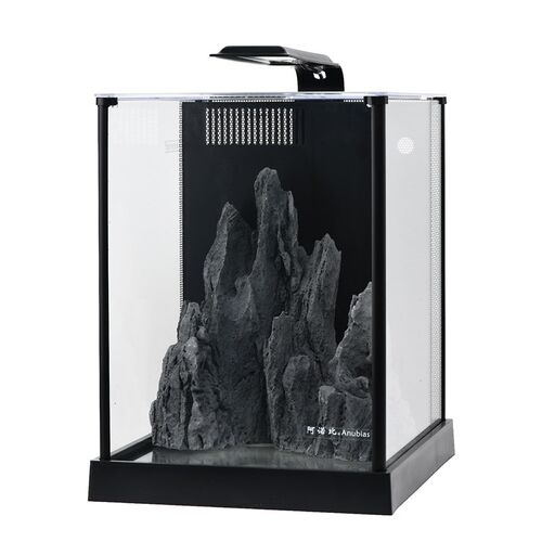 阿诺比 家用造景智能生态小型玻璃桌面迷你鱼缸水族箱A298