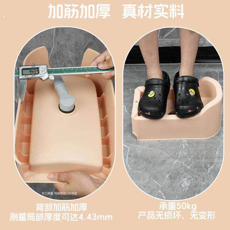 蹲式小便斗女士小便斗应急落地式小便器蹲式小便池男女生通用尿斗